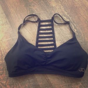 Calia by Carrie Underwood Black Bikini Top Small